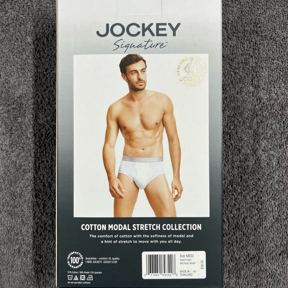 Jockey Signature mid rise cotton modal stretch briefs